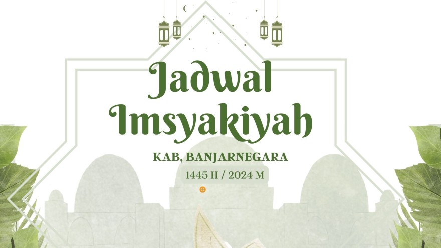 Jadwal Imsyakiyah Kab. Banjarnegara